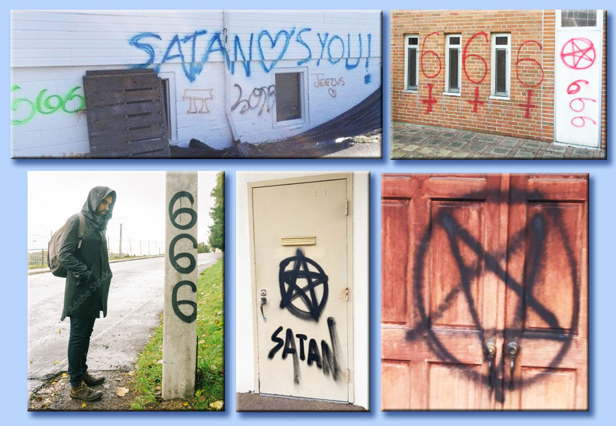 murales satanici