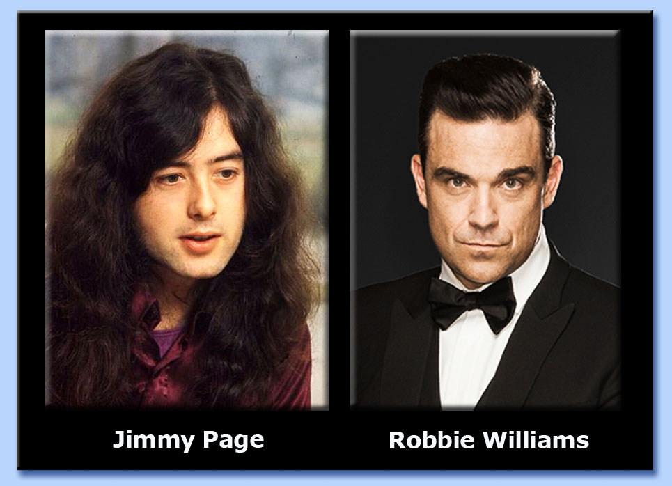 jimmy page - robbie williams