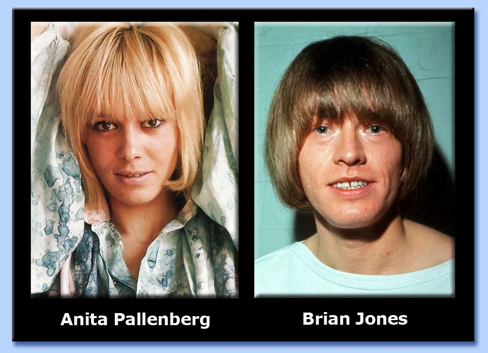 anita pallenberg - brian jones