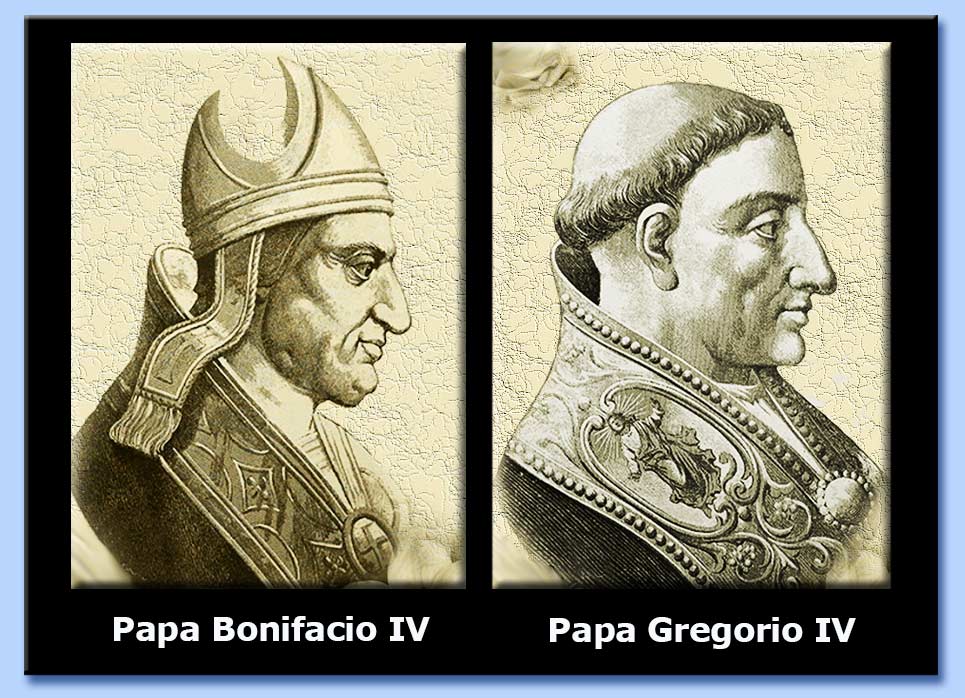papa bonifacio IV - papa gregorio IV