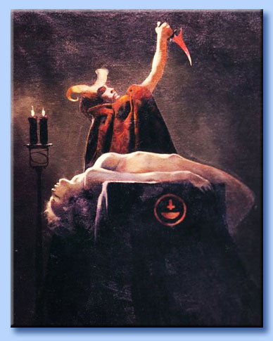 sacrificio a satana