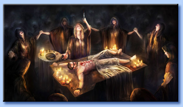 sacrificio a satana