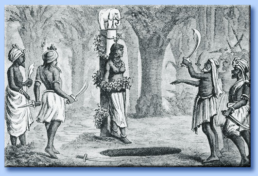 sacrificio umano india