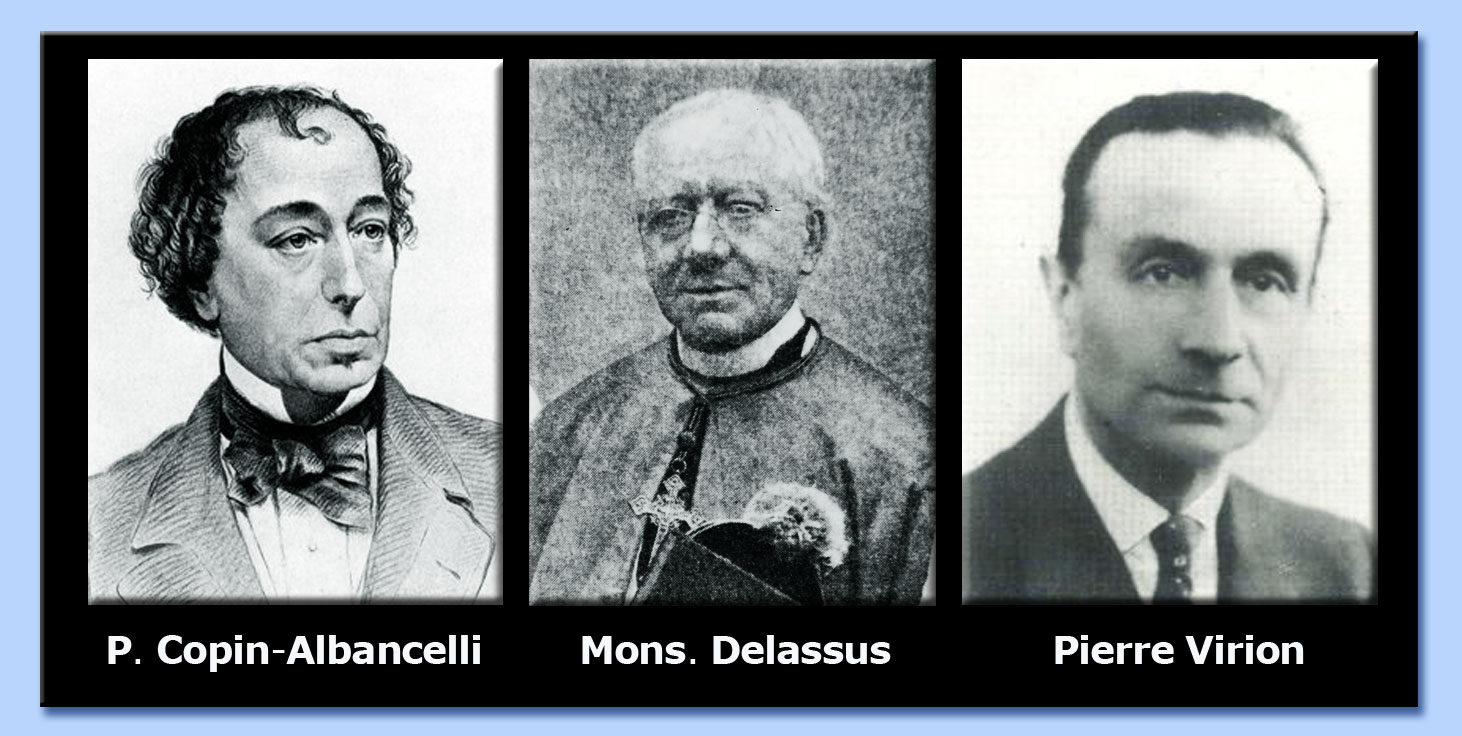 paul copin-albancelli - mons. henri delassus - pierre virion