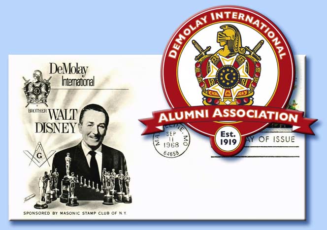 demolay international - walt disney massone