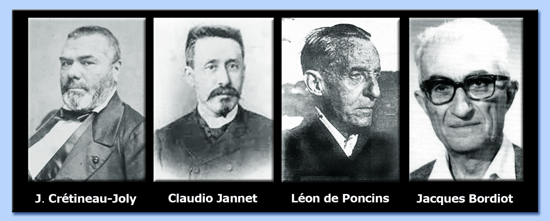 jacques crtineau-joly - claudio jannet - lon de poncins - jacques bordiot