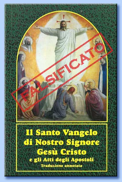 vangelo falsificato