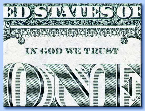 in god we trust - dollaro americano