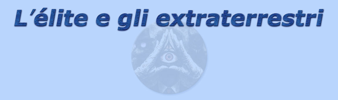 titolo l'�lite e gli extraterrestri