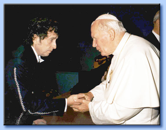 bob dylan - giovanni paolo II