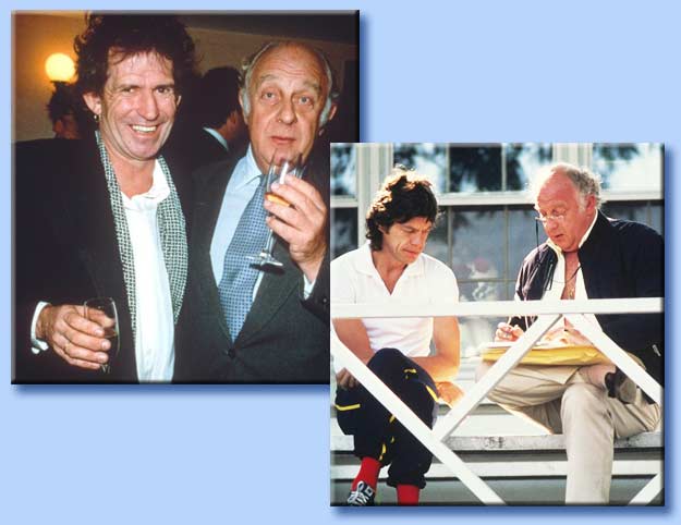 rupert loewenstein - keith richards - mick jagger