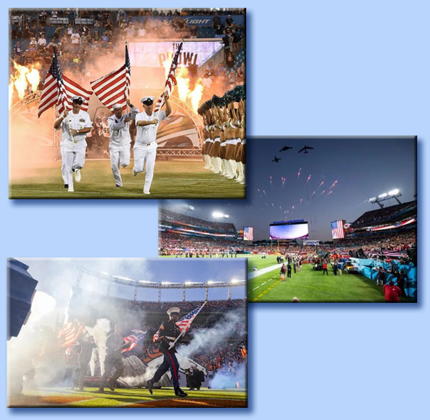 super bowl - military